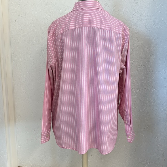 Lauren by Ralph Lauren Oxford Cloth Stripe Shirt - Picture 4 of 7
